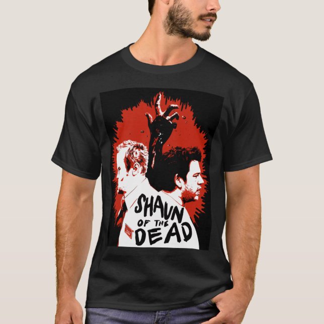Shaun of the dead Poster funny friend T-Shirt (Vorderseite)