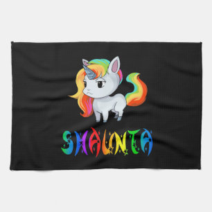 Shaunta Einhorn Geschirrtuch