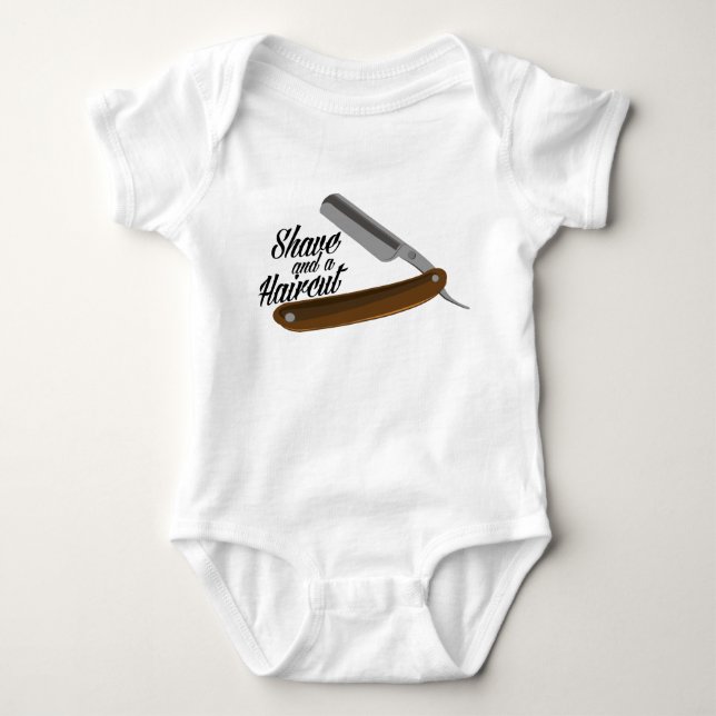 Shave Razor Baby Strampler (Vorderseite)