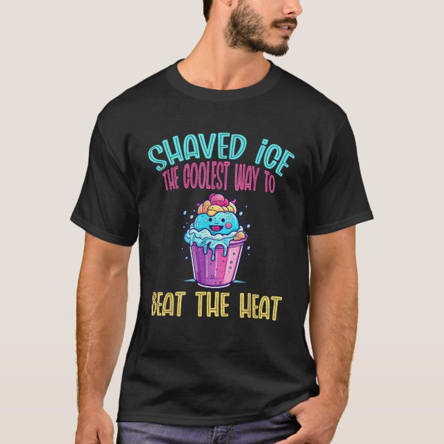 Shaved ice  Funny Hawaiian Shave Ice Cream Snow Co T-Shirt (Vorderseite)
