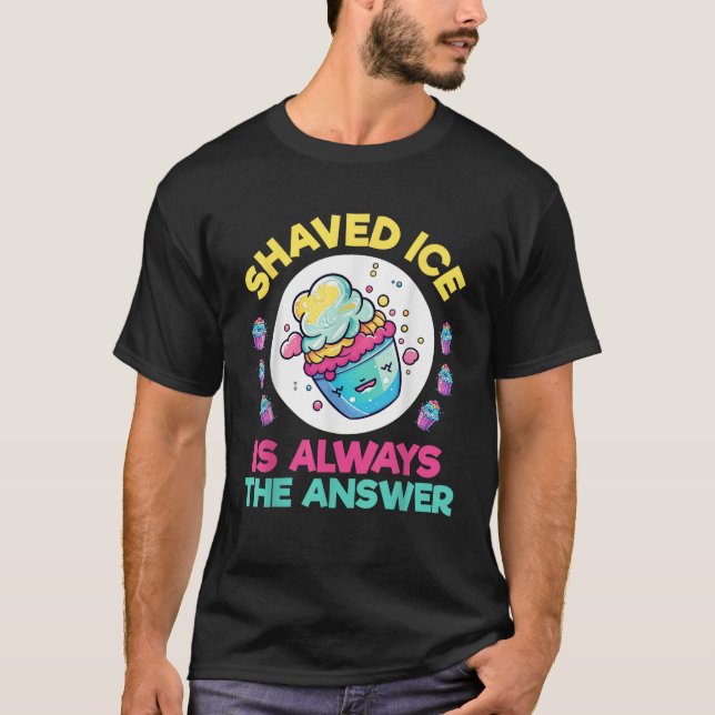 Shaved ice  Funny Hawaiian Shave Ice Cream Snow Co T-Shirt (Vorderseite)