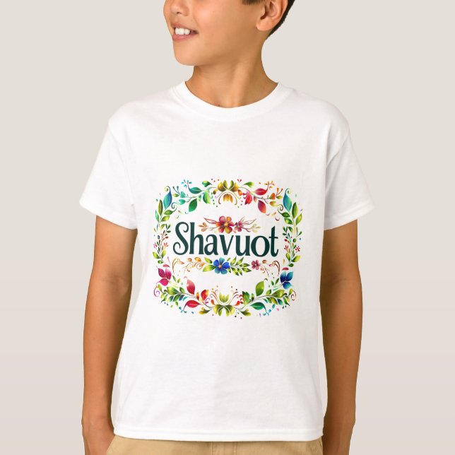 Shavuot - Feierlichkeiten zum Shavuot Festival T-Shirt (Vorderseite)