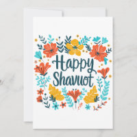 Shavuot - Happy Shavuot Celebration mit Blume