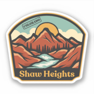 Shaw Heights, Colorado Sticker