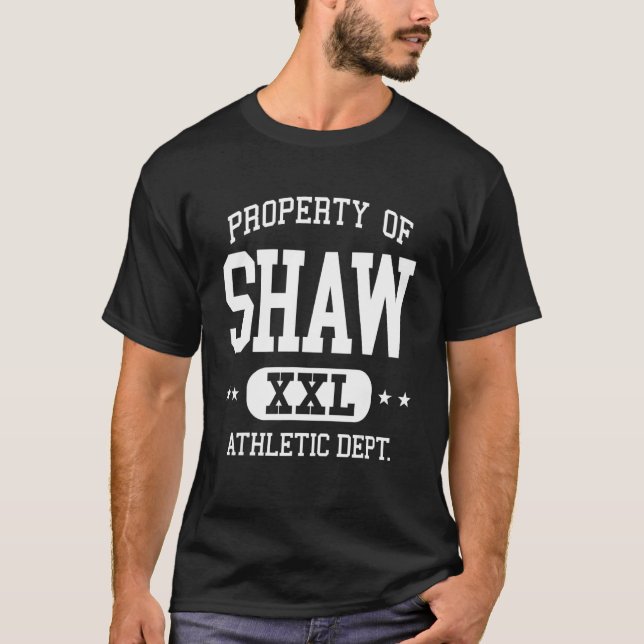 Shaw Retro Athletic Property Dept T-Shirt (Vorderseite)