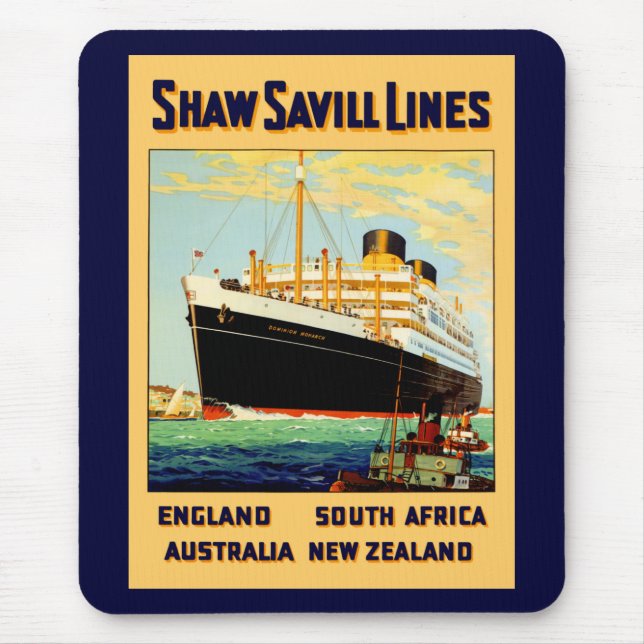 Shaw Savill Line Mousepad (Vorne)