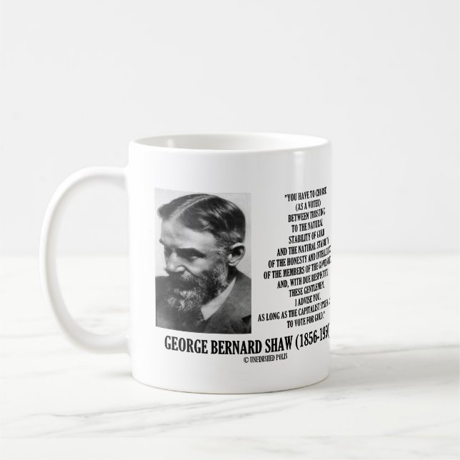 Shaw Stability Gold Ehrlichkeit Mitglieder Regieru Kaffeetasse (Links)