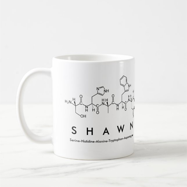 Shawn Peptidname Tasse (Links)