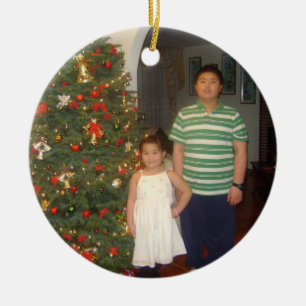 Shawn und Chloe Keramikornament