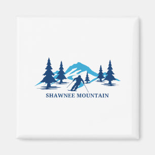 Shawnee Berg Pennsylvania Skigebiet Skifahren Magnet