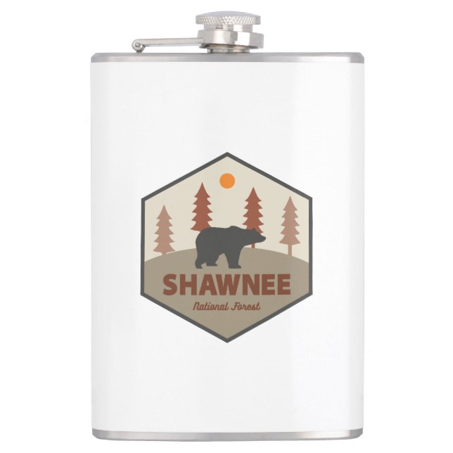 Shawnee National Forest Bear Flachmann (Vorderseite)