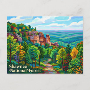 Shawnee National Forest USA Postkarte