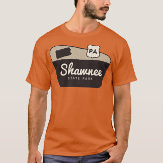 Shawnee Staat Park Pennsylvania Begrüßungszeichen T-Shirt