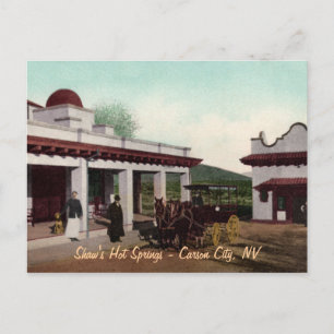 Shaws Hot Springs Postcard Postkarte