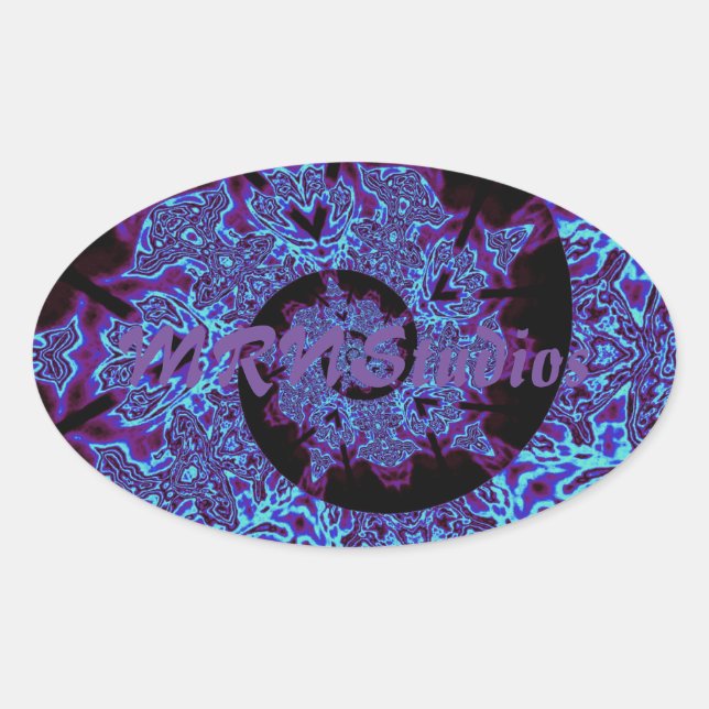 Shay Ovaler Aufkleber (Vorderseite)