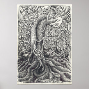 Shayol, Tinte zeichnend Poster