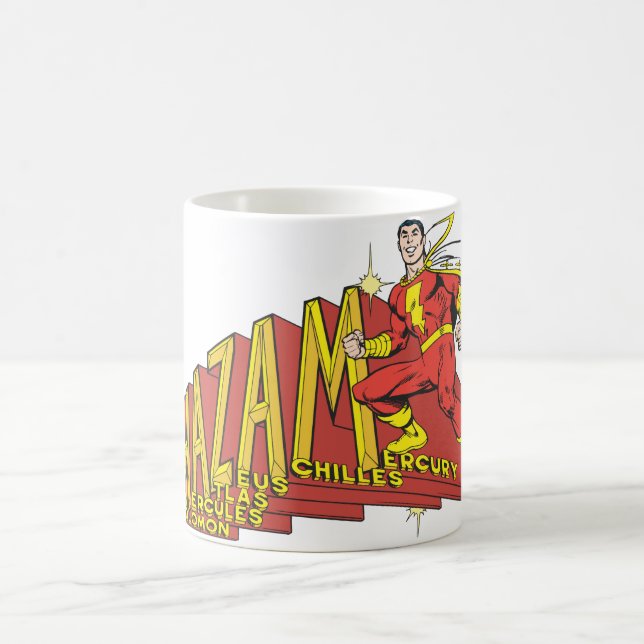 Shazam Acronym Kaffeetasse (Mittel)
