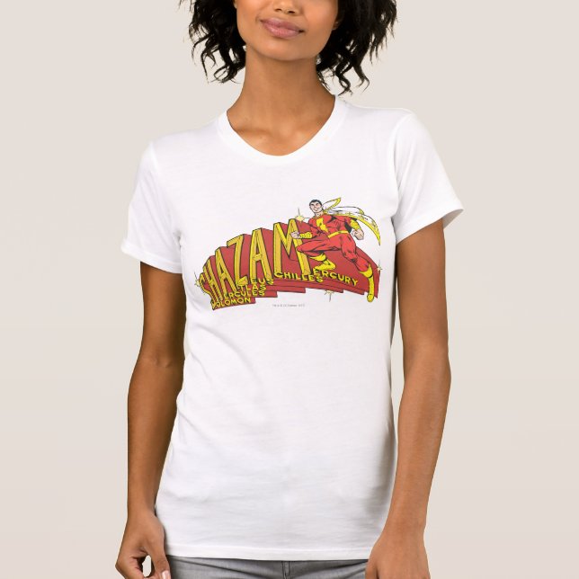 Shazam Acronym T-Shirt (Vorderseite)