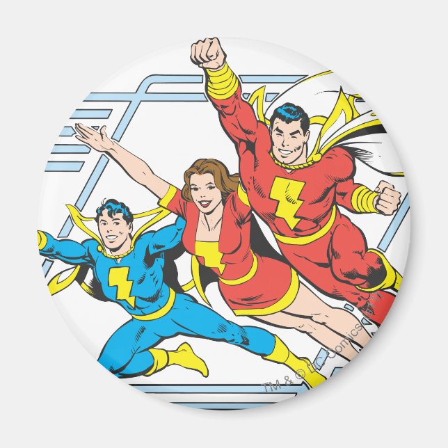 SHAZAM-Familie Magnet (Vorne)