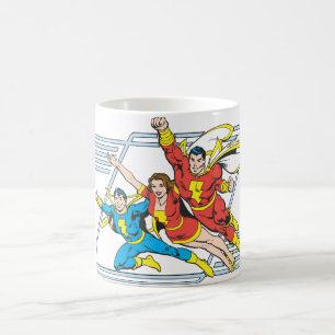 SHAZAM-Familie Tasse