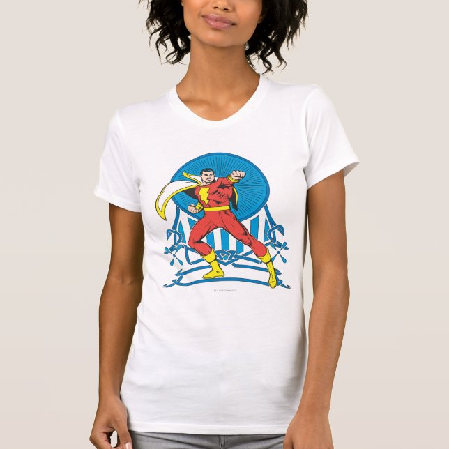 SHAZAM im Kampf T-Shirt (Vorderseite)
