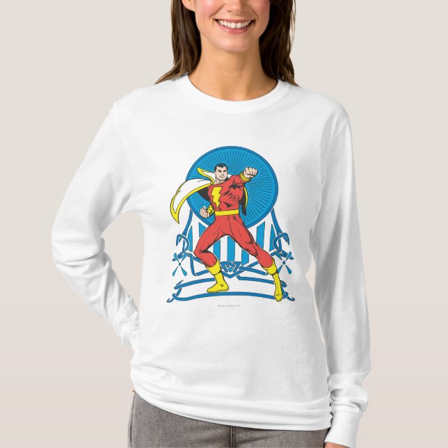 SHAZAM im Kampf T-Shirt (Vorderseite)
