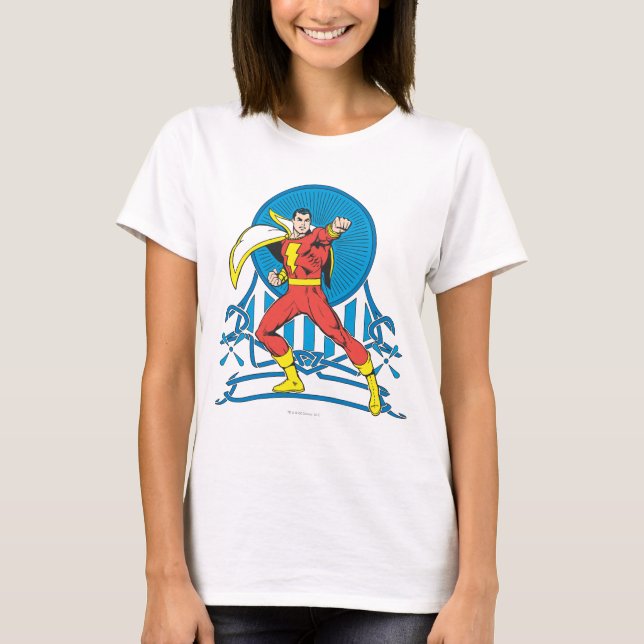 SHAZAM im Kampf T-Shirt (Vorderseite)