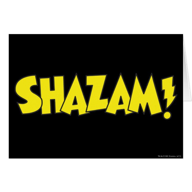 Shazam Logo Gelb (Vorderseite (Horizontal))