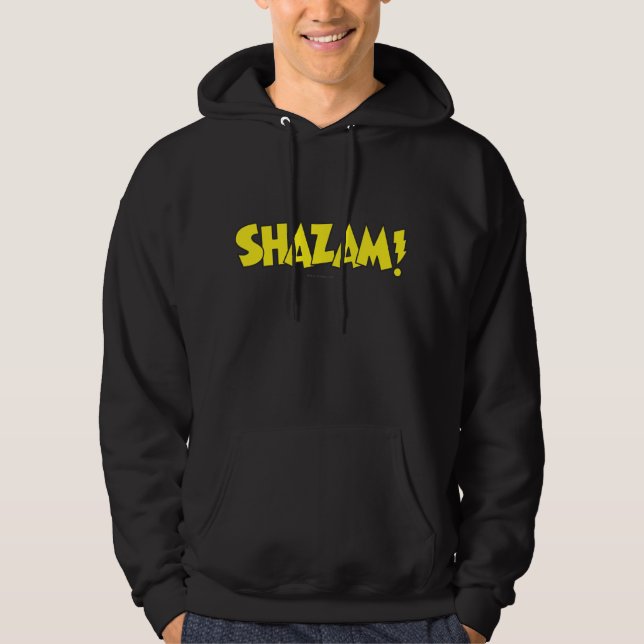 Shazam Logo Gelb Hoodie (Vorderseite)