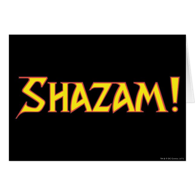 Shazam-Logo Gelb/Rot (Vorderseite (Horizontal))