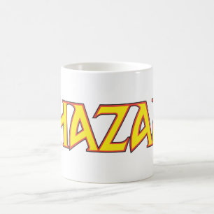 Shazam-Logo Gelb/Rot Kaffeetasse