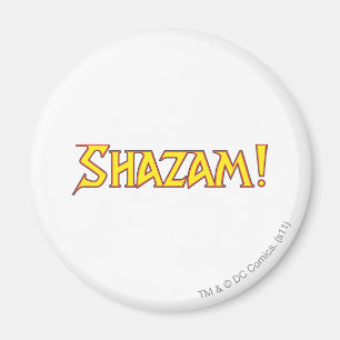 Shazam-Logo Gelb/Rot Magnet