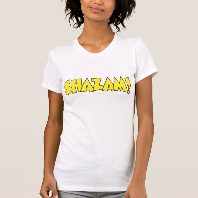 Shazam Logo Gelb T-Shirt (Vorderseite)