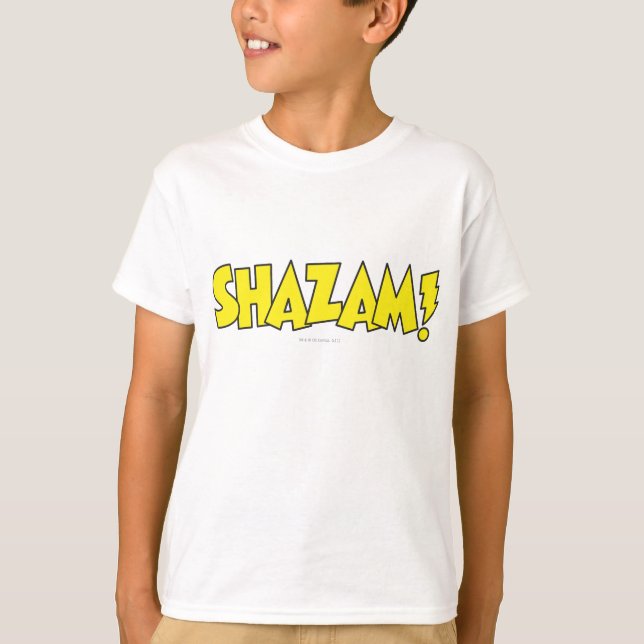 Shazam Logo Gelb T-Shirt (Vorderseite)
