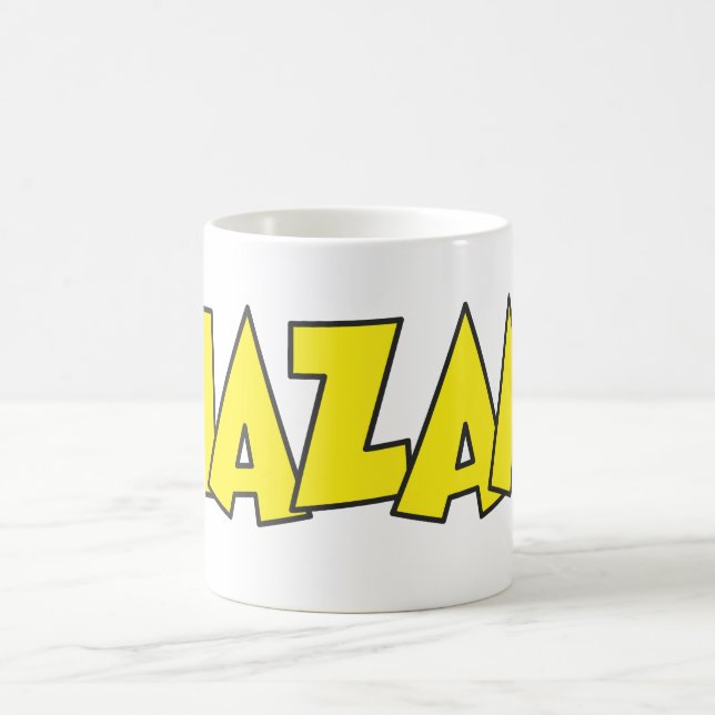 Shazam Logo Gelb Tasse (Mittel)