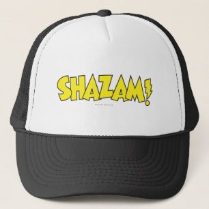 Shazam Logo Gelb Truckerkappe