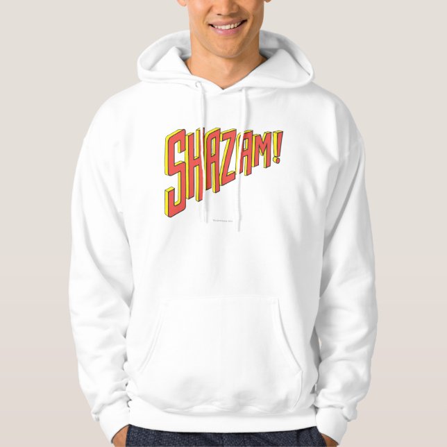 Shazam-Logo rot/gelb Hoodie (Vorderseite)