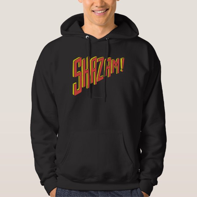 Shazam-Logo rot/gelb Hoodie (Vorderseite)