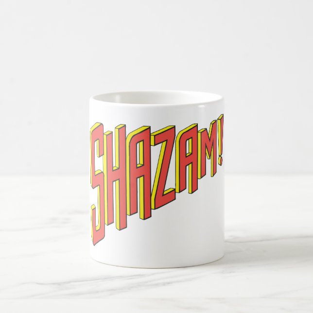 Shazam-Logo rot/gelb Kaffeetasse (Mittel)