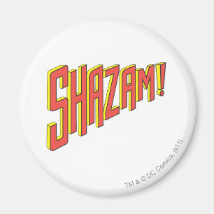 Shazam-Logo rot/gelb Magnet