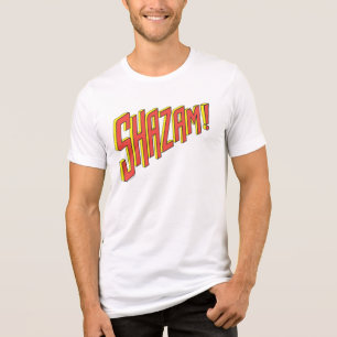 Shazam-Logo rot/gelb Tri-Blend Shirt