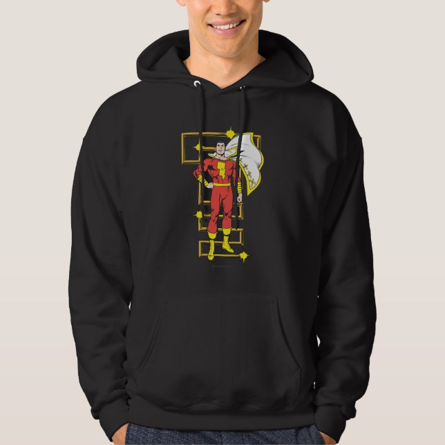 SHAZAM-Posen Hoodie (Vorderseite)