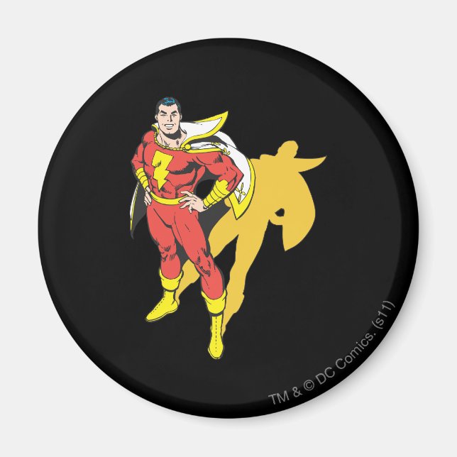 SHAZAM Schatten Magnet (Vorne)