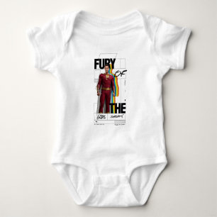SHAZAM! Zorn der Götter   Retro-Album-Style-Art Baby Strampler