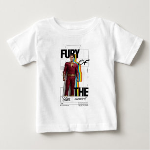 SHAZAM! Zorn der Götter Retro-Album-Style-Art Baby T-shirt