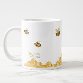 She Found Her Honey Bee Bridal Shower Favor Jumbo-Tasse