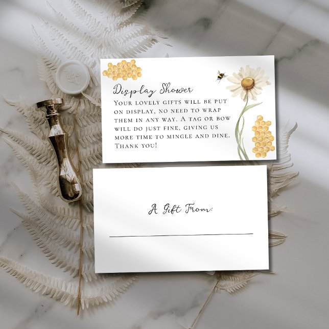 She Found Her Honey Display No Wrap Shower Begleitkarte (Von Creator hochgeladen)