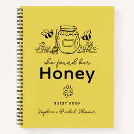 She found her Honey Hand-drawn Bridal Shower Notizbuch