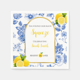 She Found Her Main Squeeze Bridal Shower Serviette