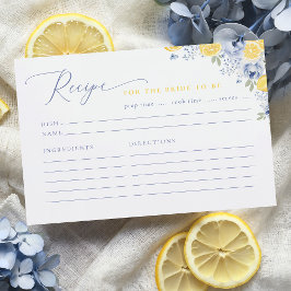 She Found Her Main Squeeze Recipe Card Begleitkarte